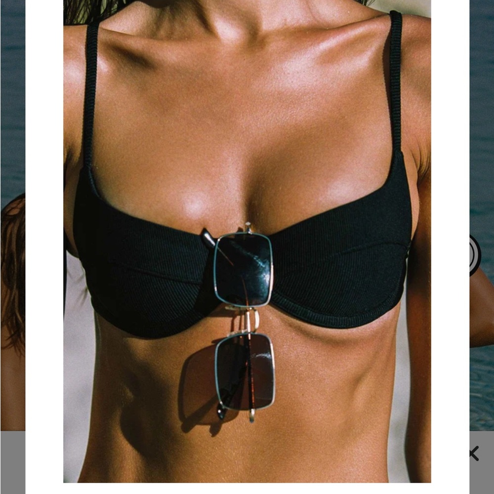 Stylish Black Bikini Top